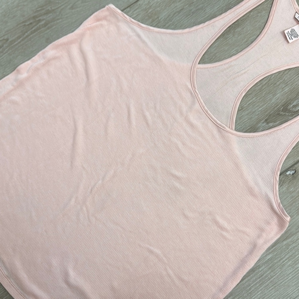 Victoria's Secret Pink Ribbed Tank Top - Picture 3 of 4